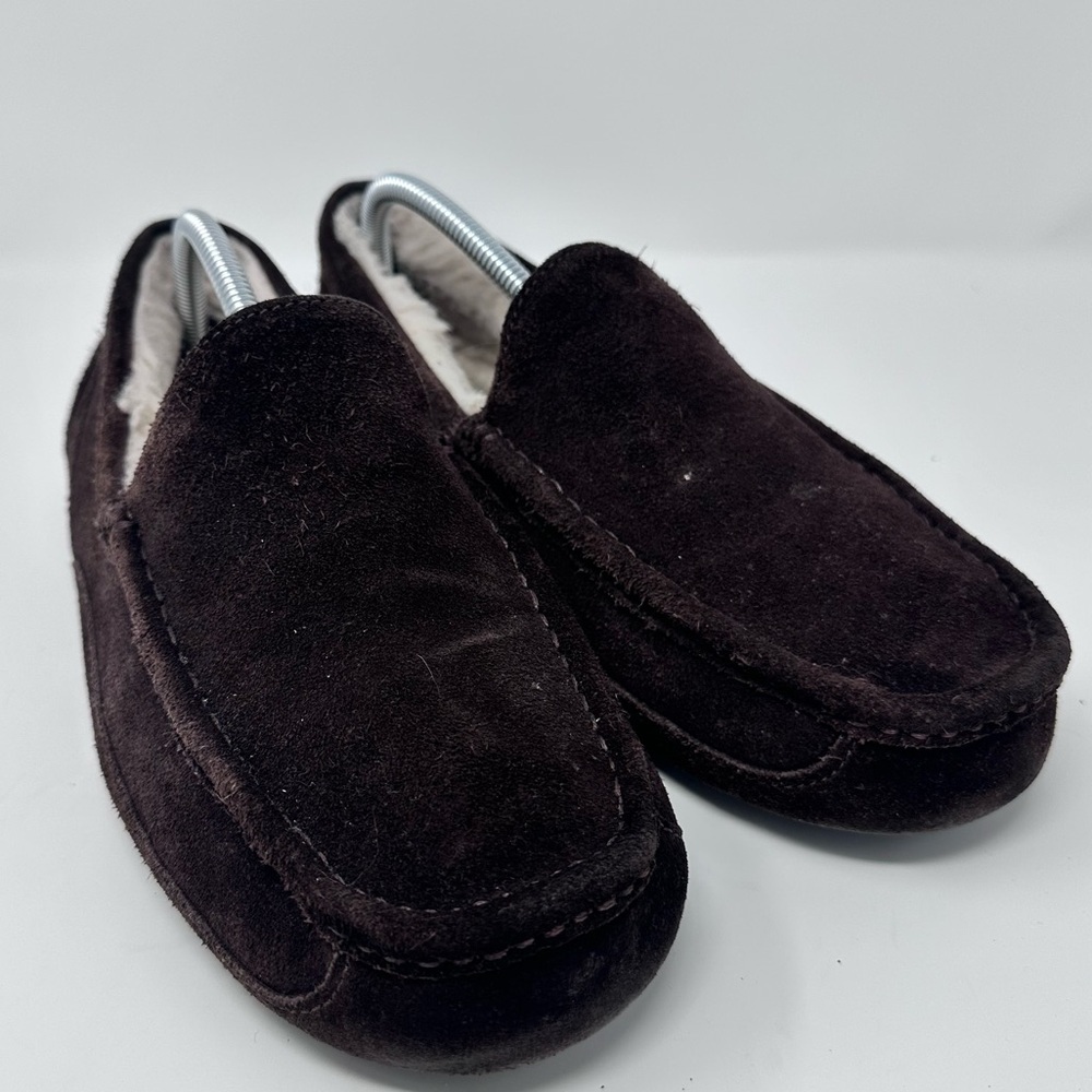 Men's UGG Brown Suede Loafers size 10